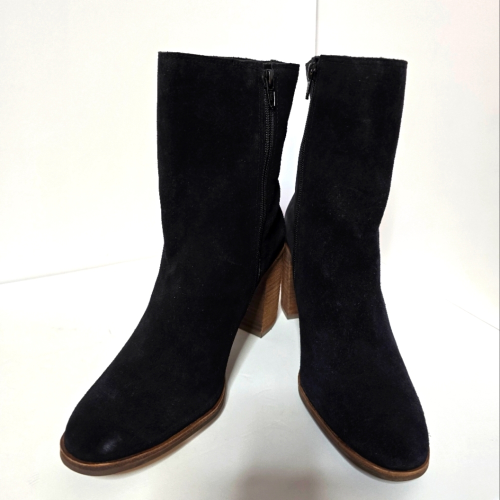 Lucky Brand ankle boots chunky heel 9.5
